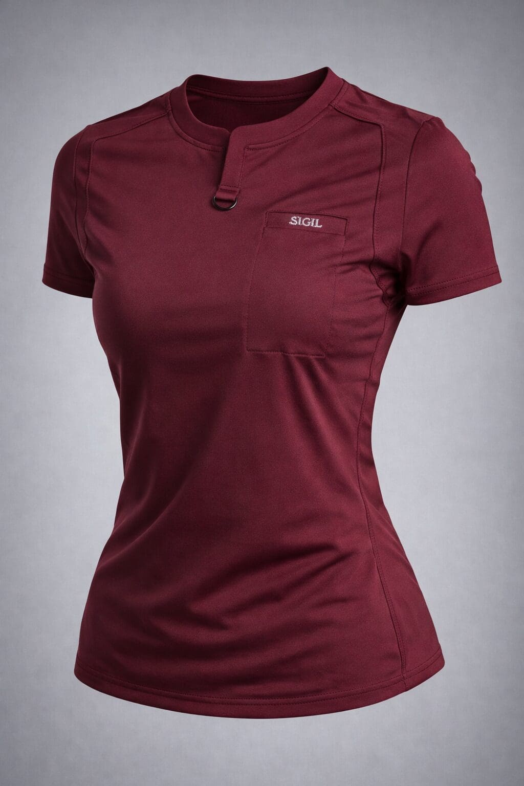 Drift Top - Burgundy - Image 4