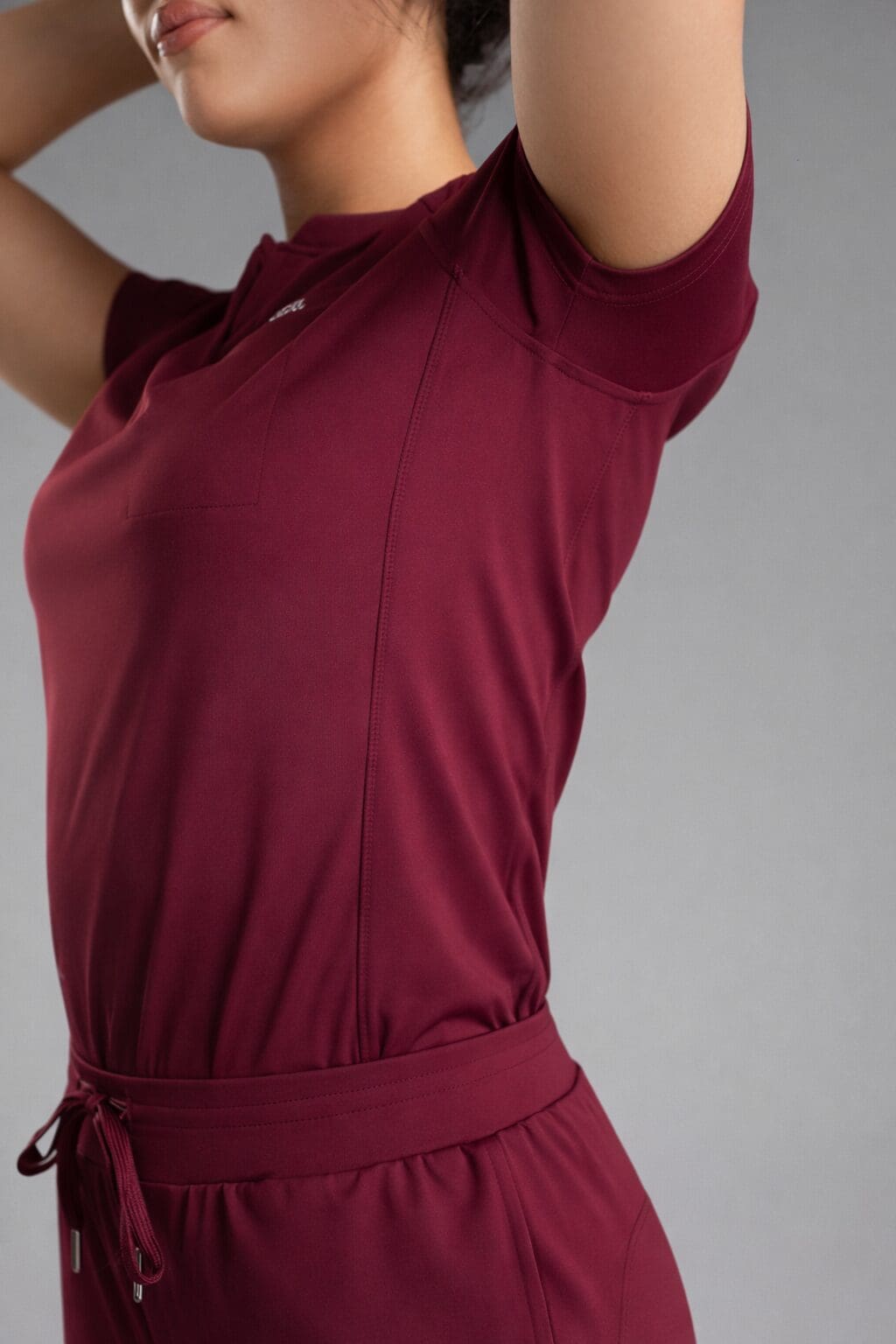 Contour Top - Burgundy - Image 3
