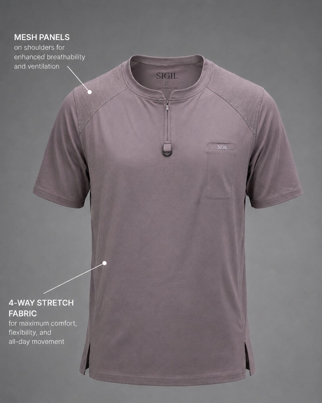 Highlight Mesh Panels and Fabric Details