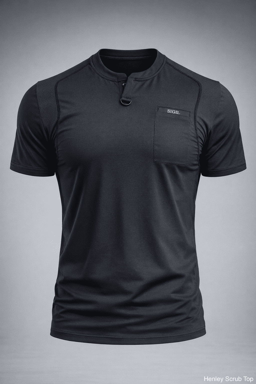 Scrub Set - Black - Image 2