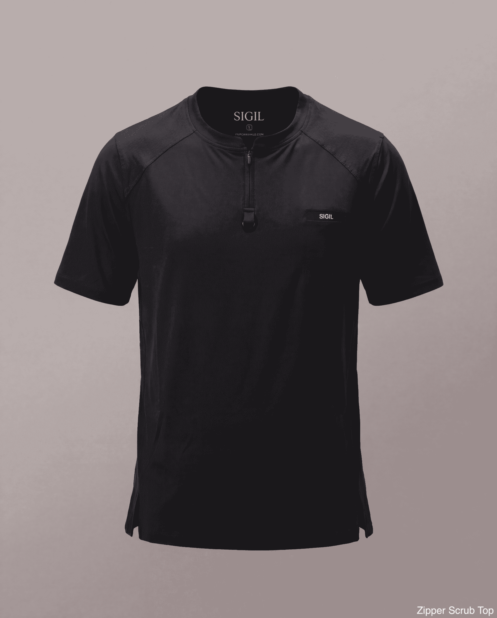 Scrub Set - Black - Image 3